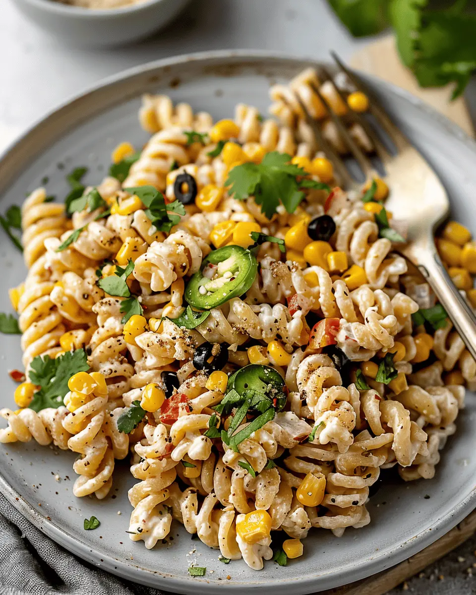 Creamy Street Corn Pasta Salad with Turkey Bacon: A Tasty Twist