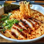 Fiery Chicken Ramen : A Comforting Noodle Bowl