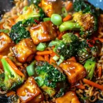 Blackstone Teriyaki Tofu Stir-Fry
