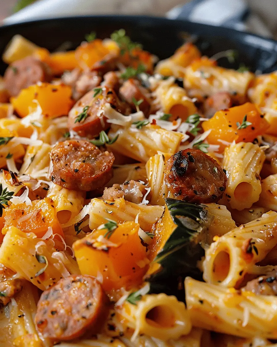 Autumn Sausage Pasta Squash: Amazing 25-Minute Fall Delight