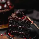 Spooky Black Velvet Halloween Cake