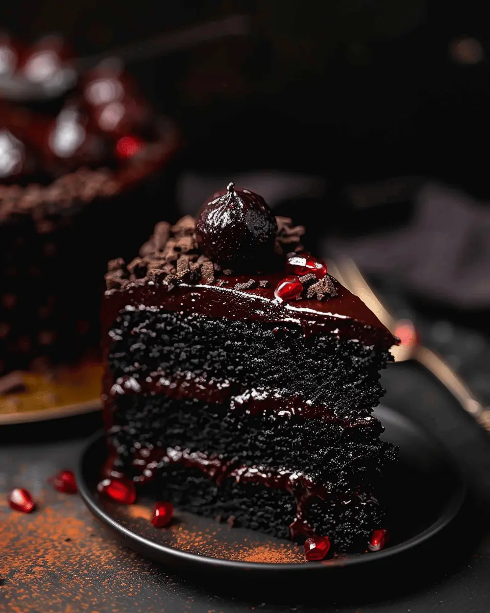 Spooky Black Velvet Halloween Cake: Easy Recipe for Ghoulish Delight