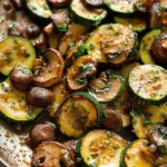 Skillet Zucchini and Mushrooms