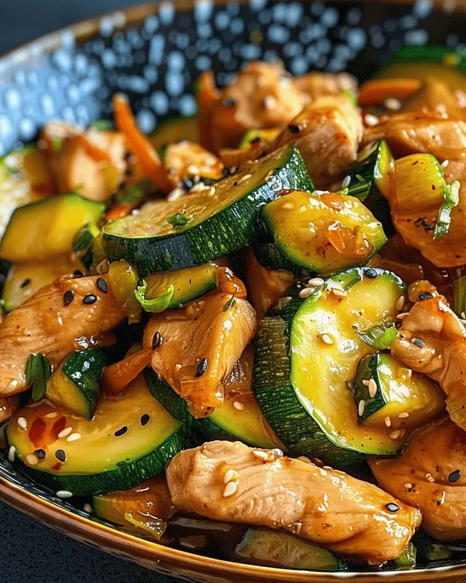 Chicken Zucchini Stir Fry: Easy Recipe for a Healthy Meal