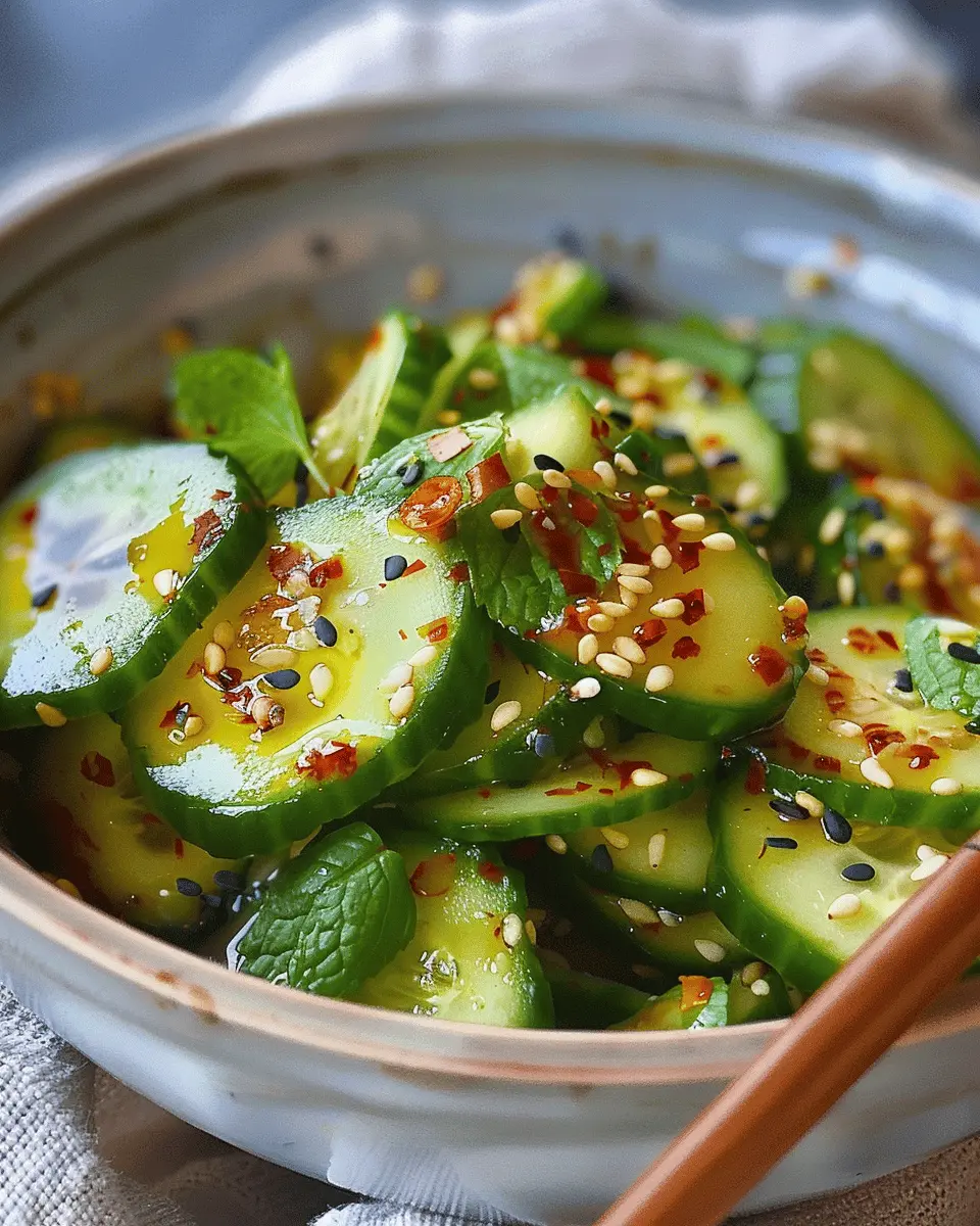 Easy Asian Cucumber Salad: Refreshing & Healthy Recipe Idea