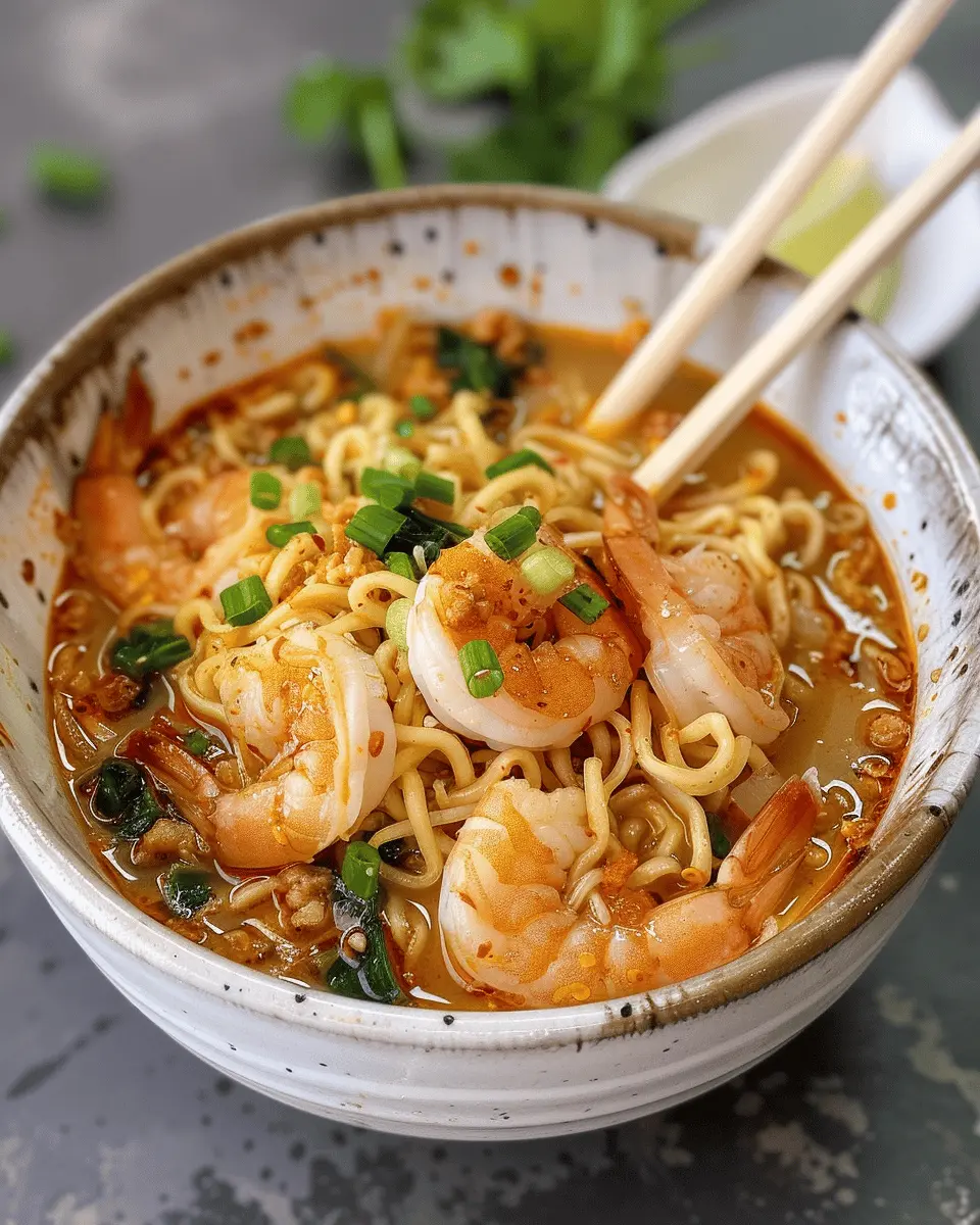 Spicy Shrimp Ramen: A Quick and Flavorful Seafood Delight
