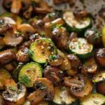 Skillet Zucchini and Mushrooms