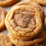 Chewy Pumpkin Snickerdoodle Cookies