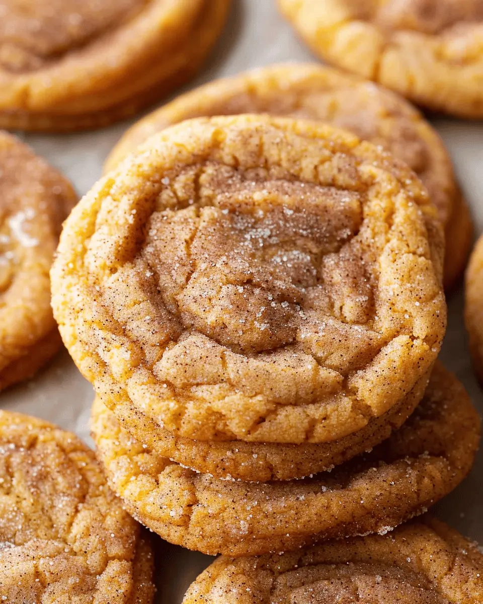Chewy Pumpkin Snickerdoodle Cookies: The Ultimate Fall Treat