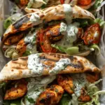 Sheet Pan Chicken Pitas with Herby Ranch