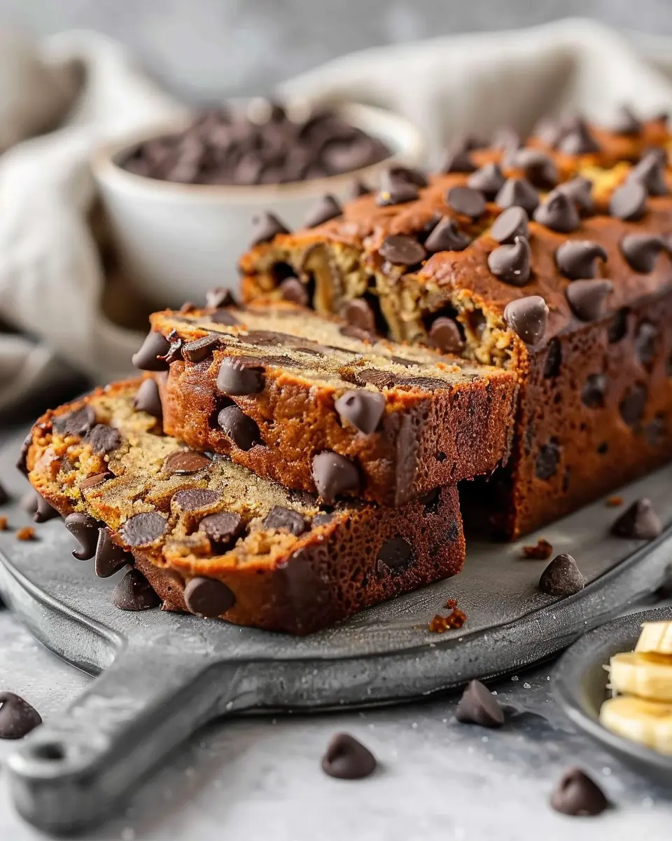 Super Moist Chocolate Chip Banana Bread: The Best Comfort Treat