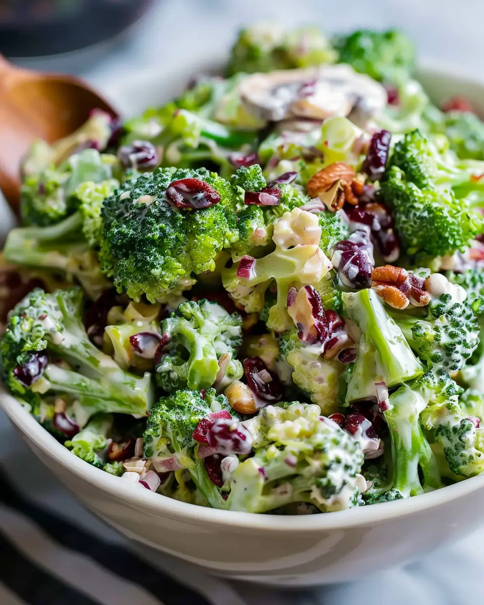 The Best Broccoli Salad: A Fresh Twist with Turkey Bacon and Chicken Ham