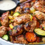 Air Fryer Hibachi Chicken & Vegetables
