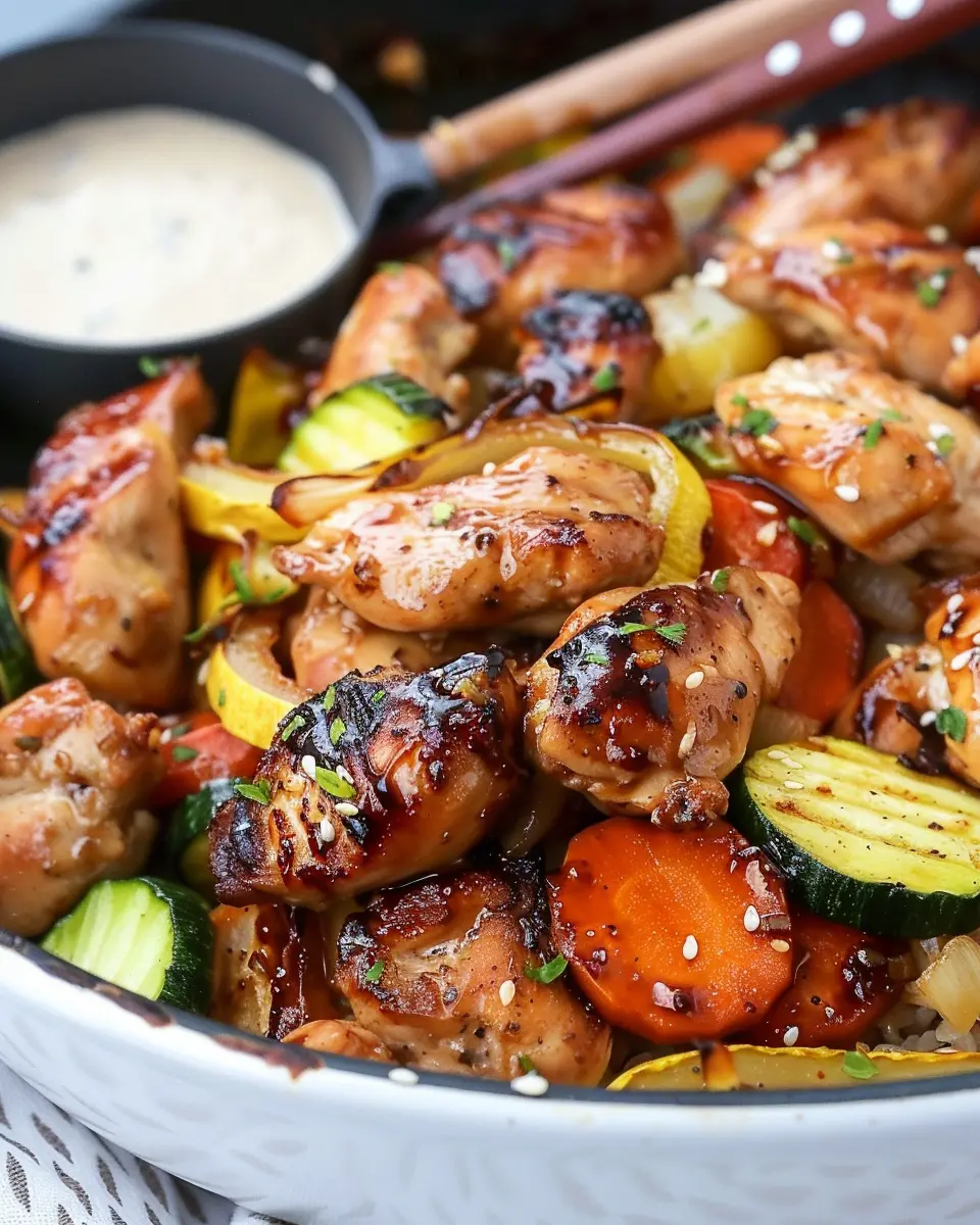 Air Fryer Hibachi Chicken & Vegetables: Easy and Delicious Recipe
