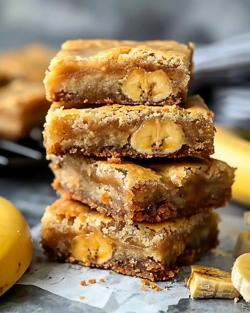 Banana Blondies: 7 Easy Banana Dessert Recipes You’ll Adore