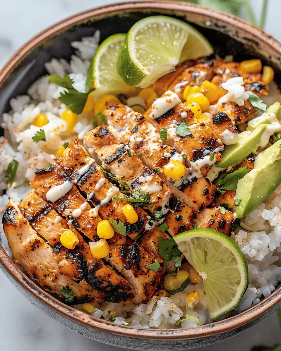 Street Corn Chicken Rice Bowl: Easy, Flavorful, and Homemade