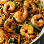 High-Protein Shrimp Stir Fry with Noodles (Quick & Easy)