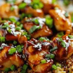 Honey BBQ Chicken Rice – The Best 1-Pan Family Dinner (50 Min)