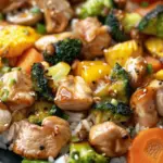 Air Fryer Hibachi Chicken & Vegetables
