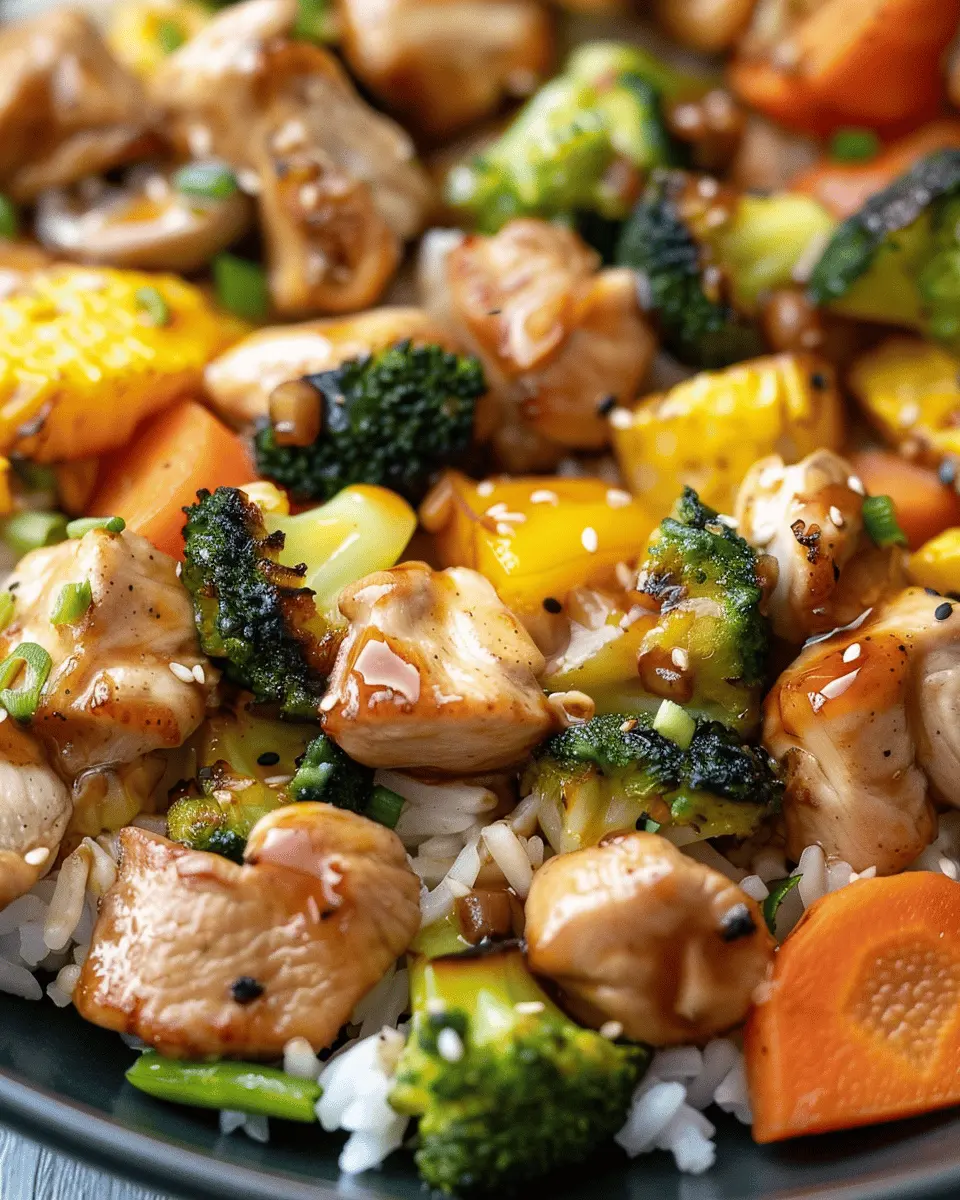 Air Fryer Hibachi Chicken & Vegetables: Easy and Delicious Recipe