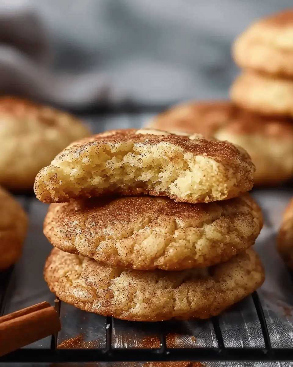 Spiced Apple Cinnamon Snickerdoodle Cookies for Cozy Evenings