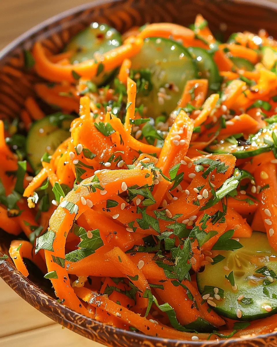 Cucumber Carrot Salad: Easy Refreshing Recipe for Every Meal