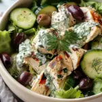 Greek Tzatziki Chicken Salad Bowl