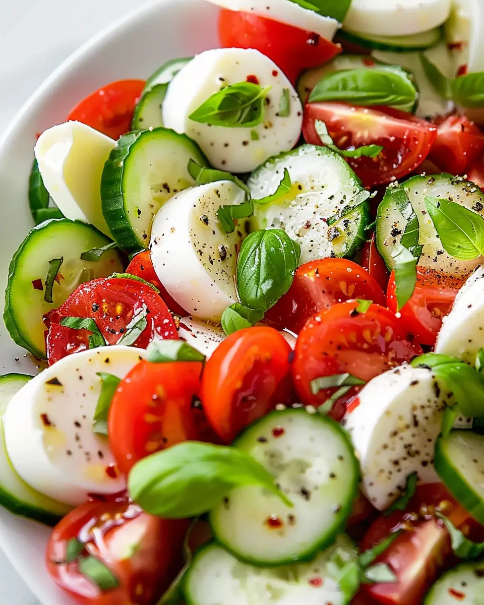 Fresh Cucumber Caprese Salad: The Best Refreshing Twist for Summer