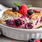 High Protein Triple Berry Bake – Healthy Breakfast Recipe