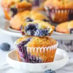 The Best Cottage Cheese Blueberry Muffins