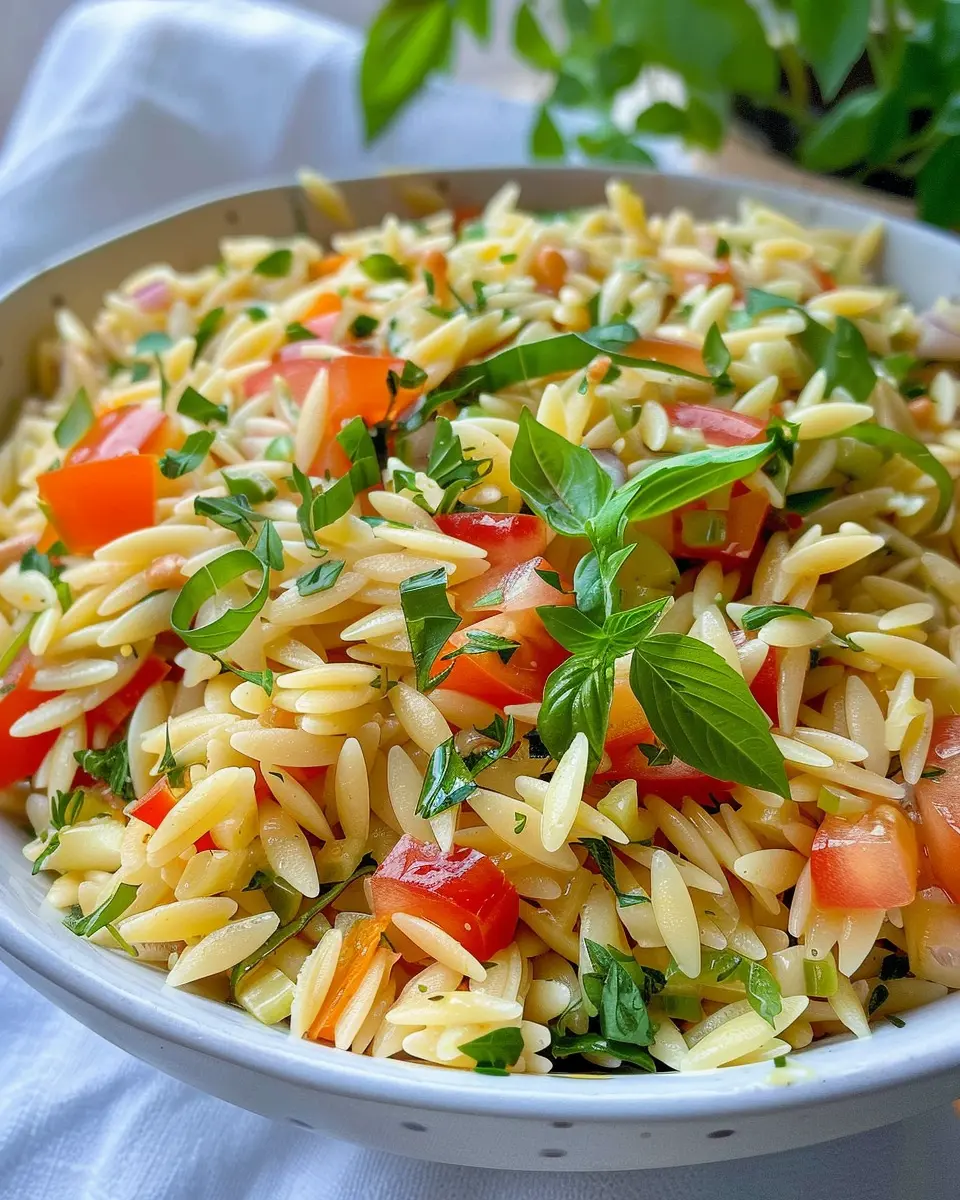 Orzo Pasta Salad: Easy, Flavor-Packed Turkey Bacon Delight