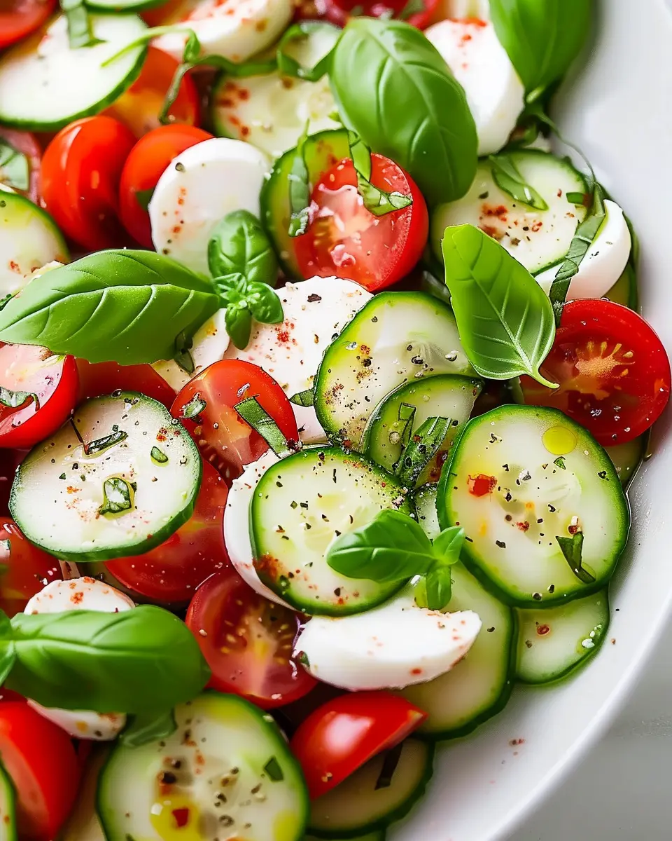 Fresh Cucumber Caprese Salad: The Best Twist for Hot Days