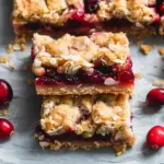 Cranberry Crumble Bars