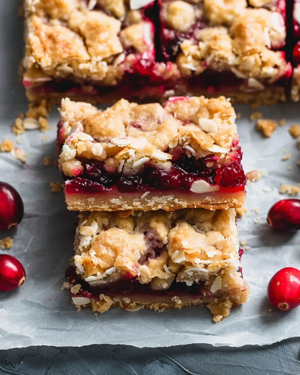 Cranberry Crumble Bars: Easy Sweet Treats for Every Occasion