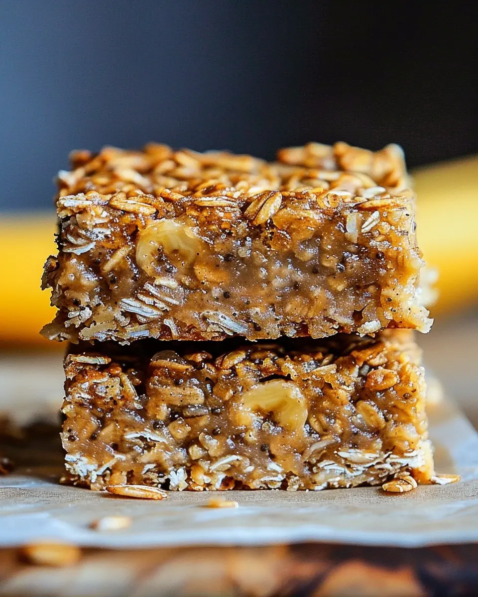 Irresistible Banana Oatmeal Bars for Easy Healthy Snacking