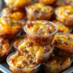 High-Protein Pancake Sausage Mini Muffins