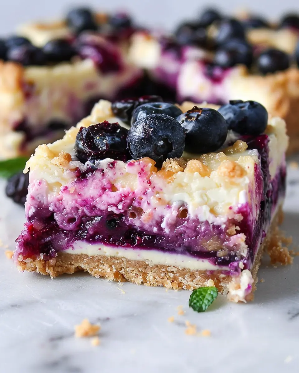 Blueberry Cream Cheese Bars: Easy, Indulgent Dessert Bliss