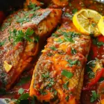Classic Spicy Moroccan Fish in Rich Sauce