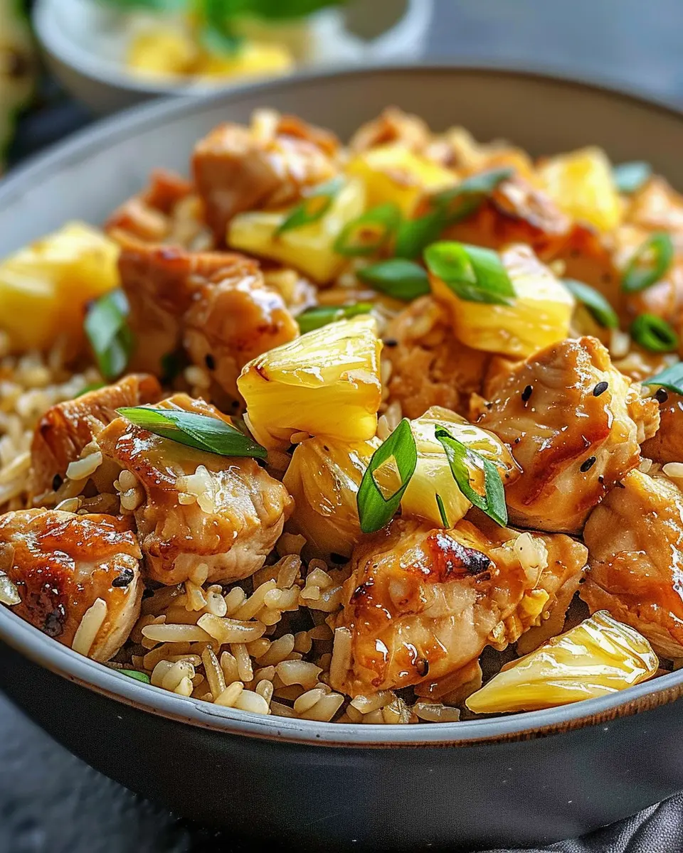 Pineapple Chicken and Rice: Easy Tropical Delight for Dinner